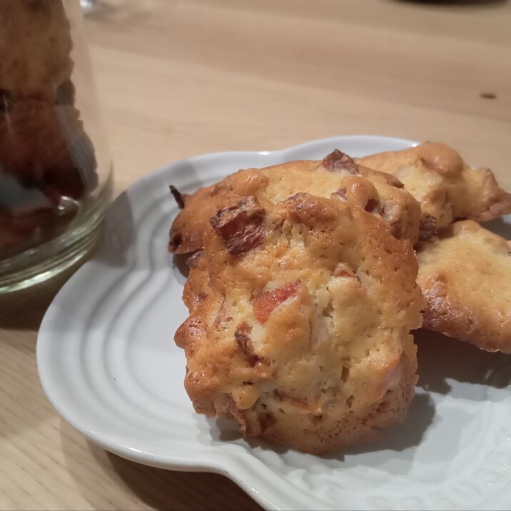 次郎柿のドロップクッキー